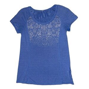 Lululemon Run: Short Sleeve Wild Tech in Heathered Porcelaine women’s size 6